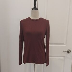 Banana Republic Rich Brown Long Sleeve Top